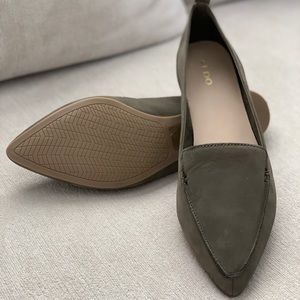 NWT - Women's Aldo Suede Galinsky Loafer - Khaki